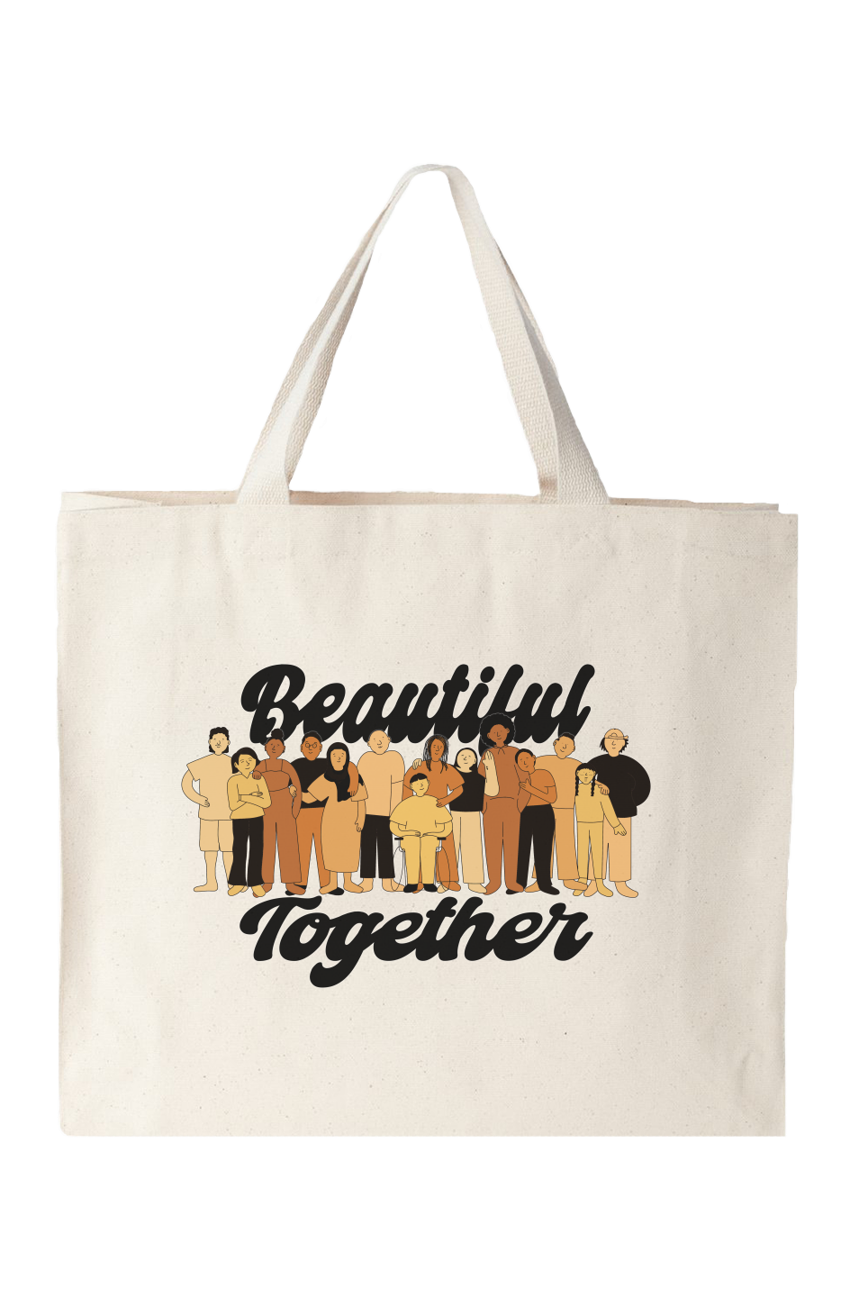 Beautiful Together Cotton Canvas Tote