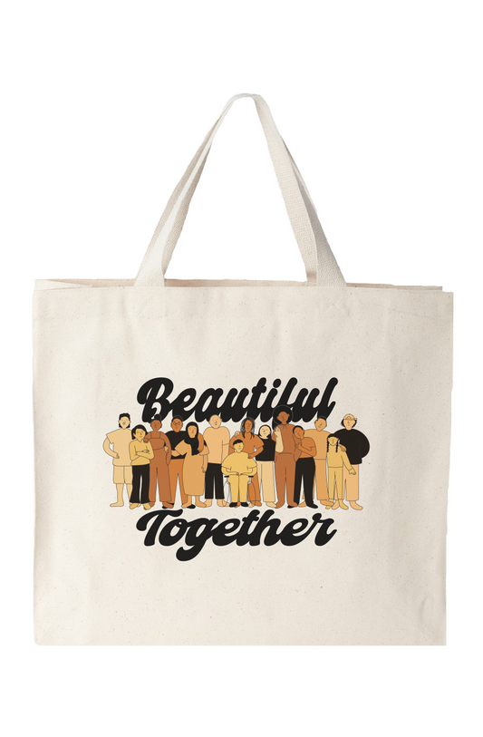 Beautiful Together Cotton Canvas Tote