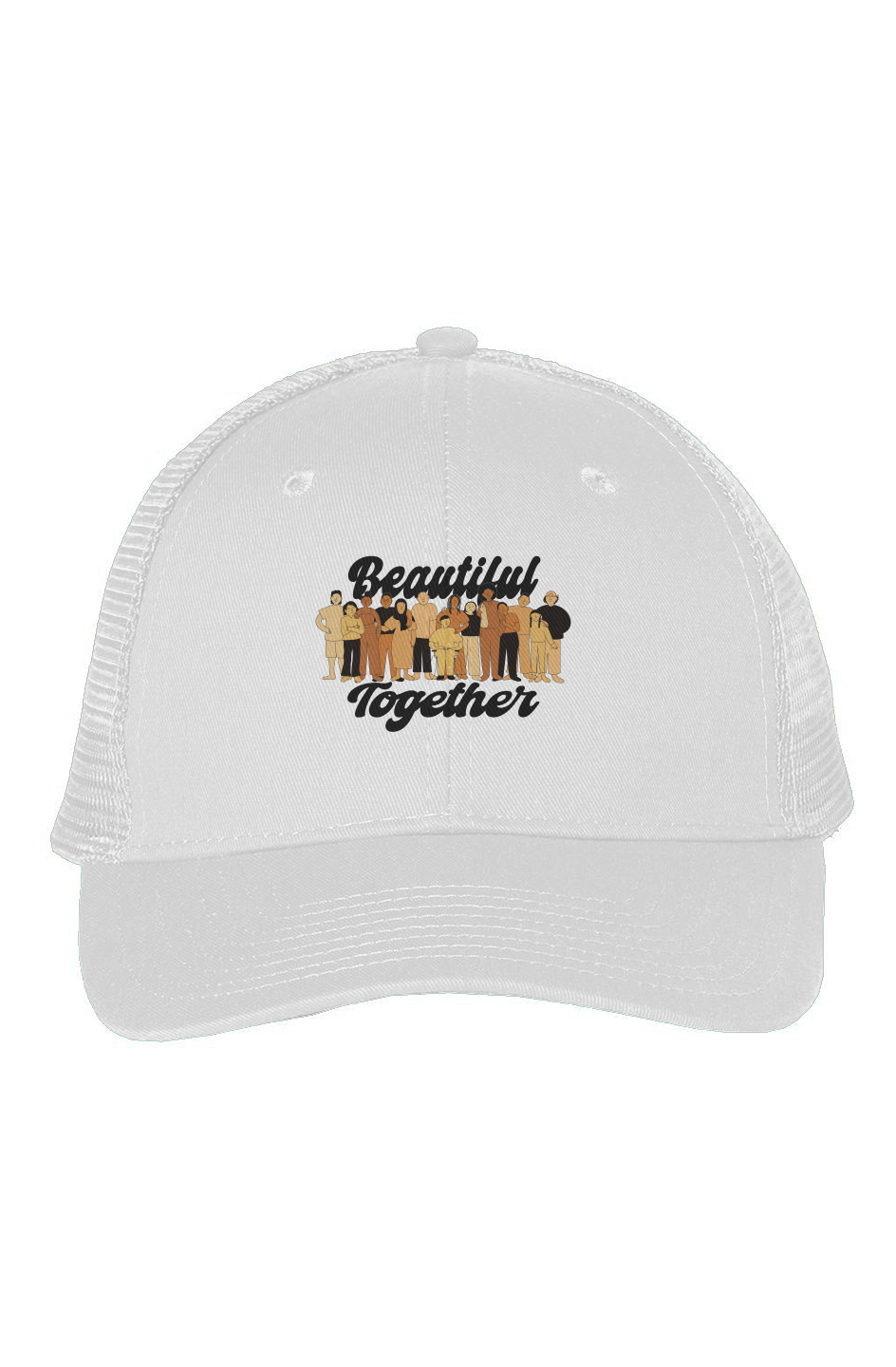 Mesh-Back Twill Trucker Cap